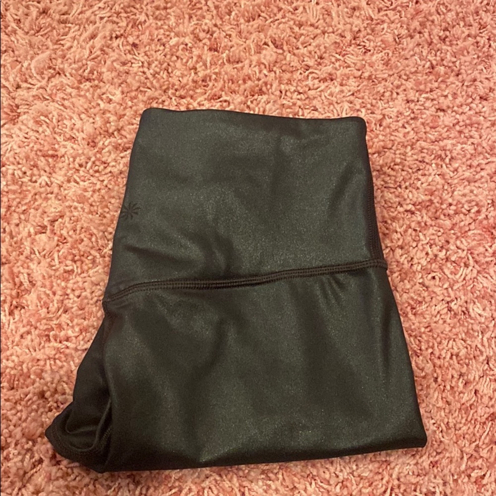 Shiny Green Elation 7/8 Tights